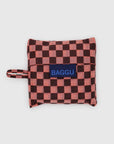 Sac Réutilisable Petit Baggu Pink Brown Check