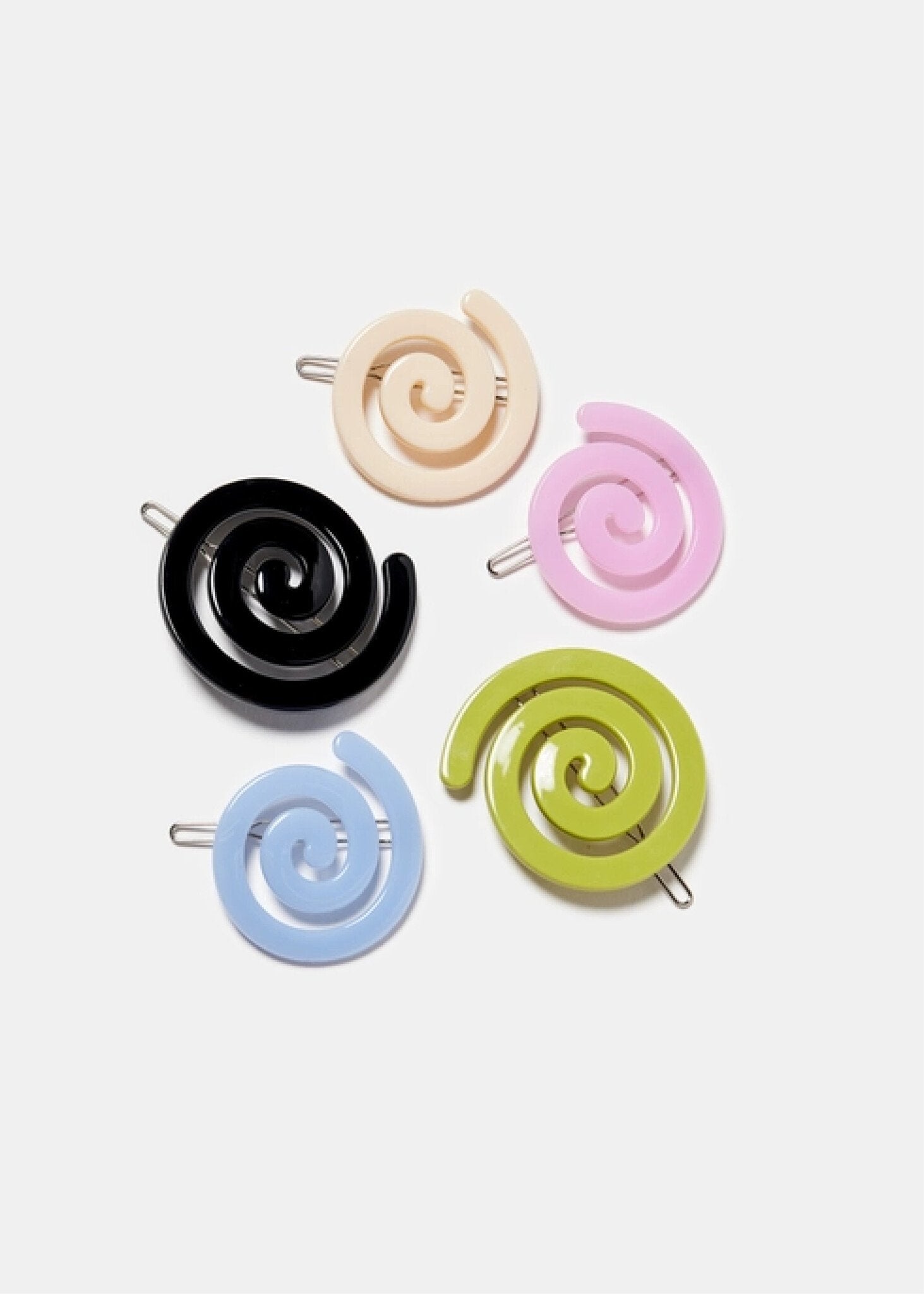 Barrette Spirale Chunks (Plusieurs couleurs disponibles)