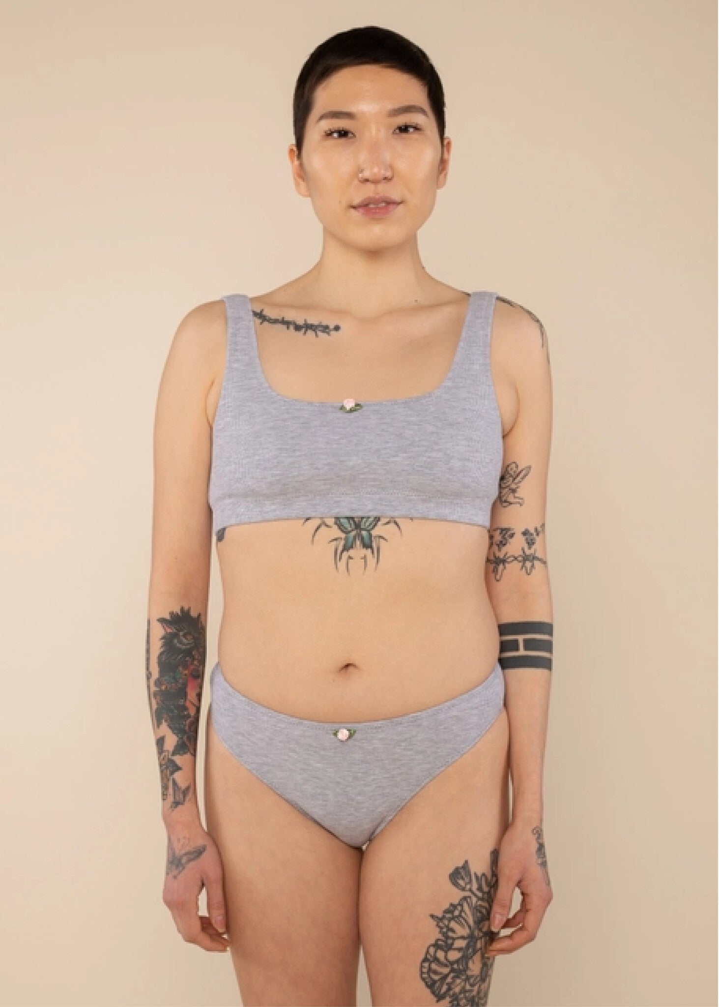 Culotte Cheeky NLT Gris