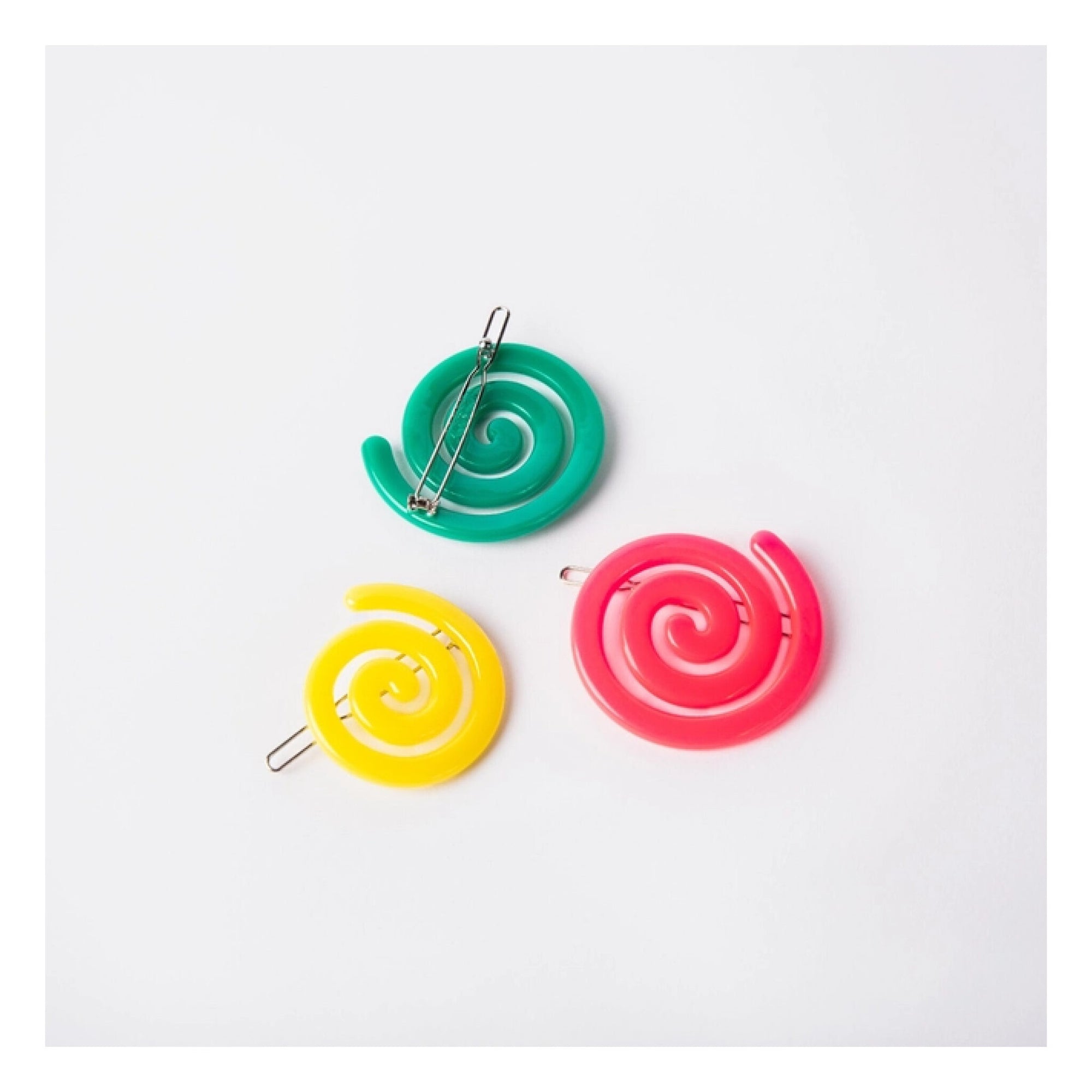 Barrette Spirale Chunks (Plusieurs couleurs disponibles)