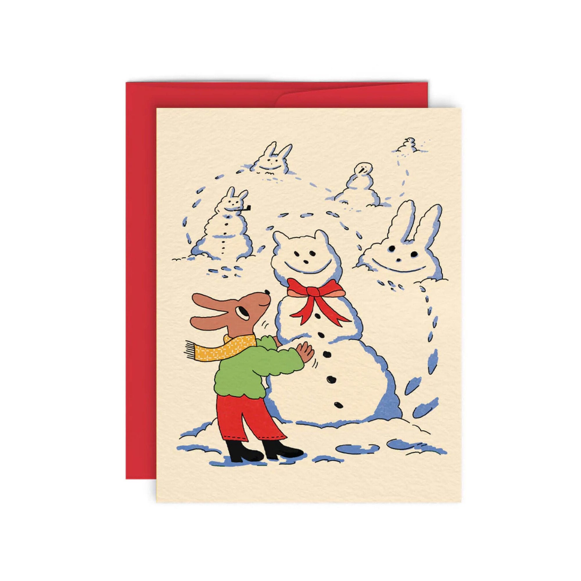 Carte de Souhaits Joie d'Hiver Paperole