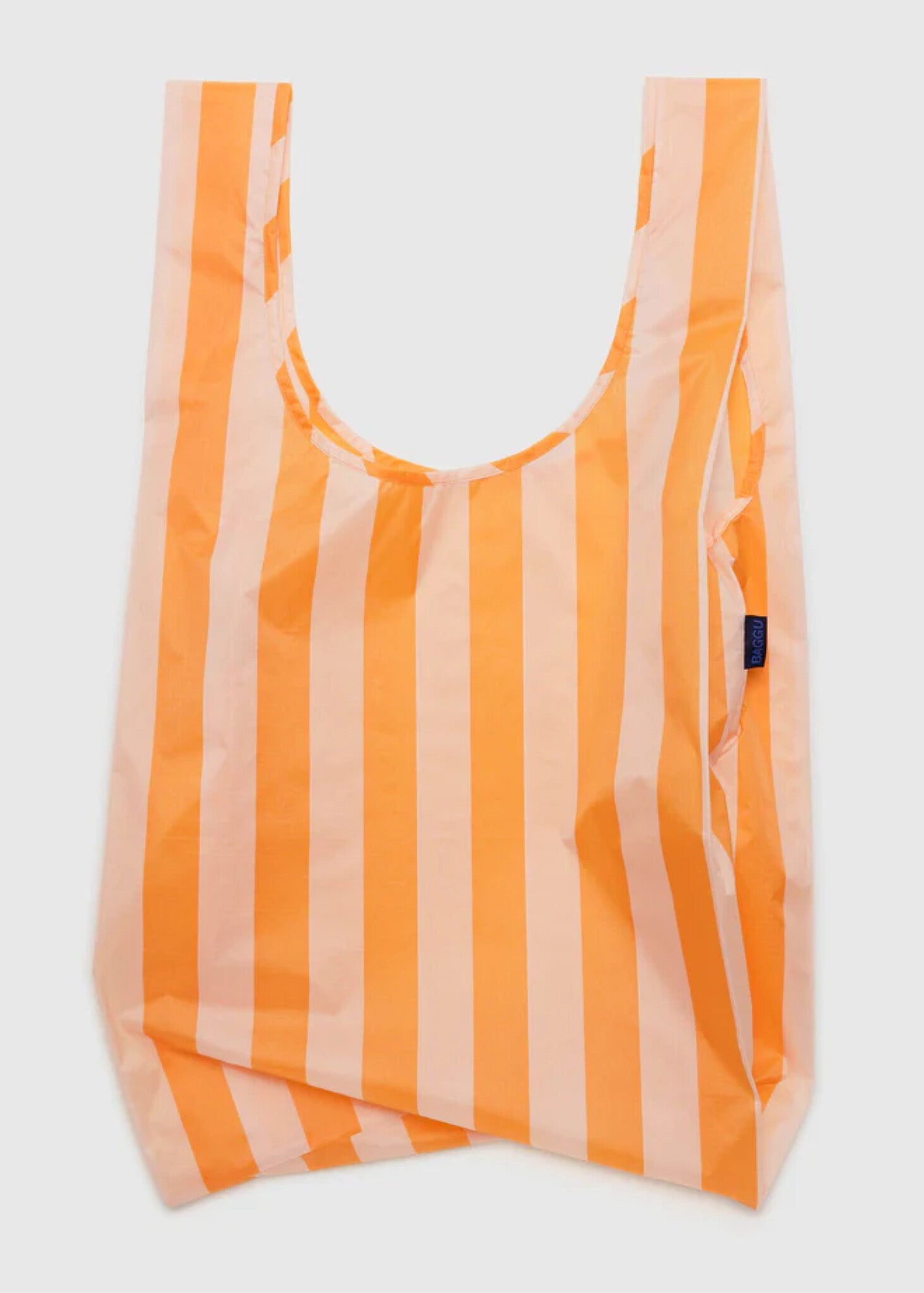 Grand Baggu Sac Réutilisable Tangerine Wide Stripe