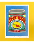 Affichette Riso Can of Golden Syrup 13 x 18 cm We Are Out of Office