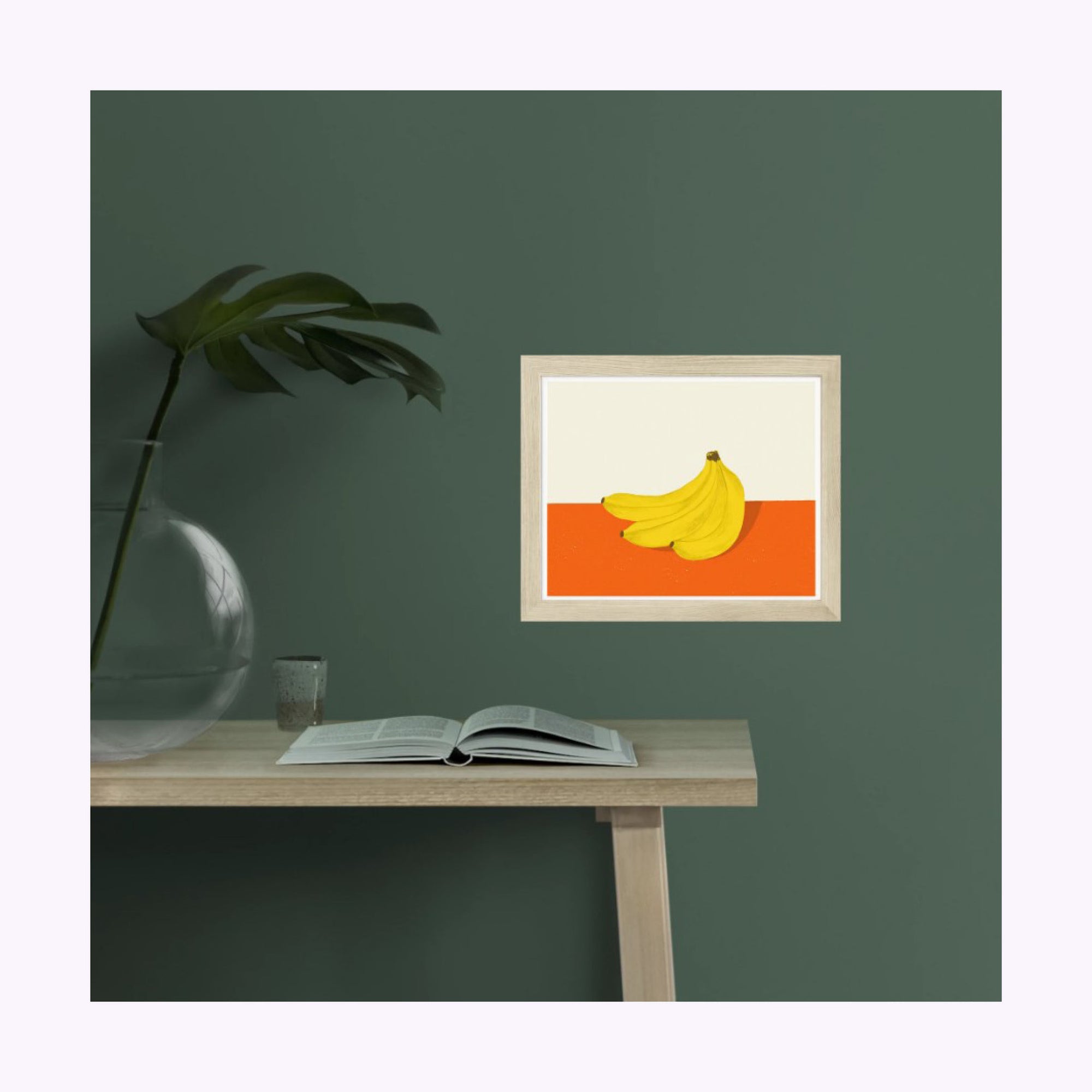 Affiche Bananes 8 x10 Anne-Julie Dudemaine