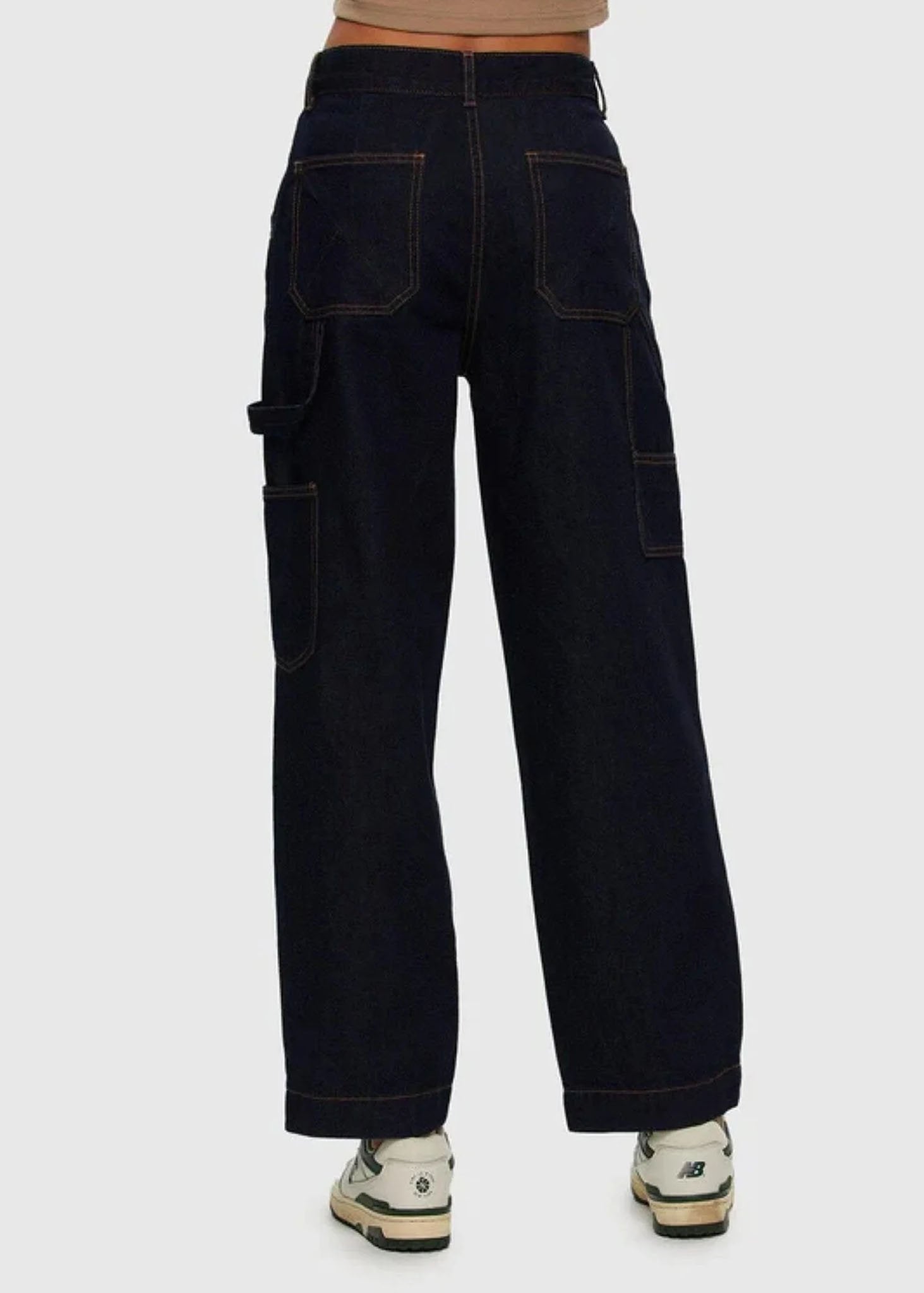 海外輸入 インボイス Kuwalla Ex-voto – Jeans Carpenter Indigo サロペット・オーバーオール・オールインワン