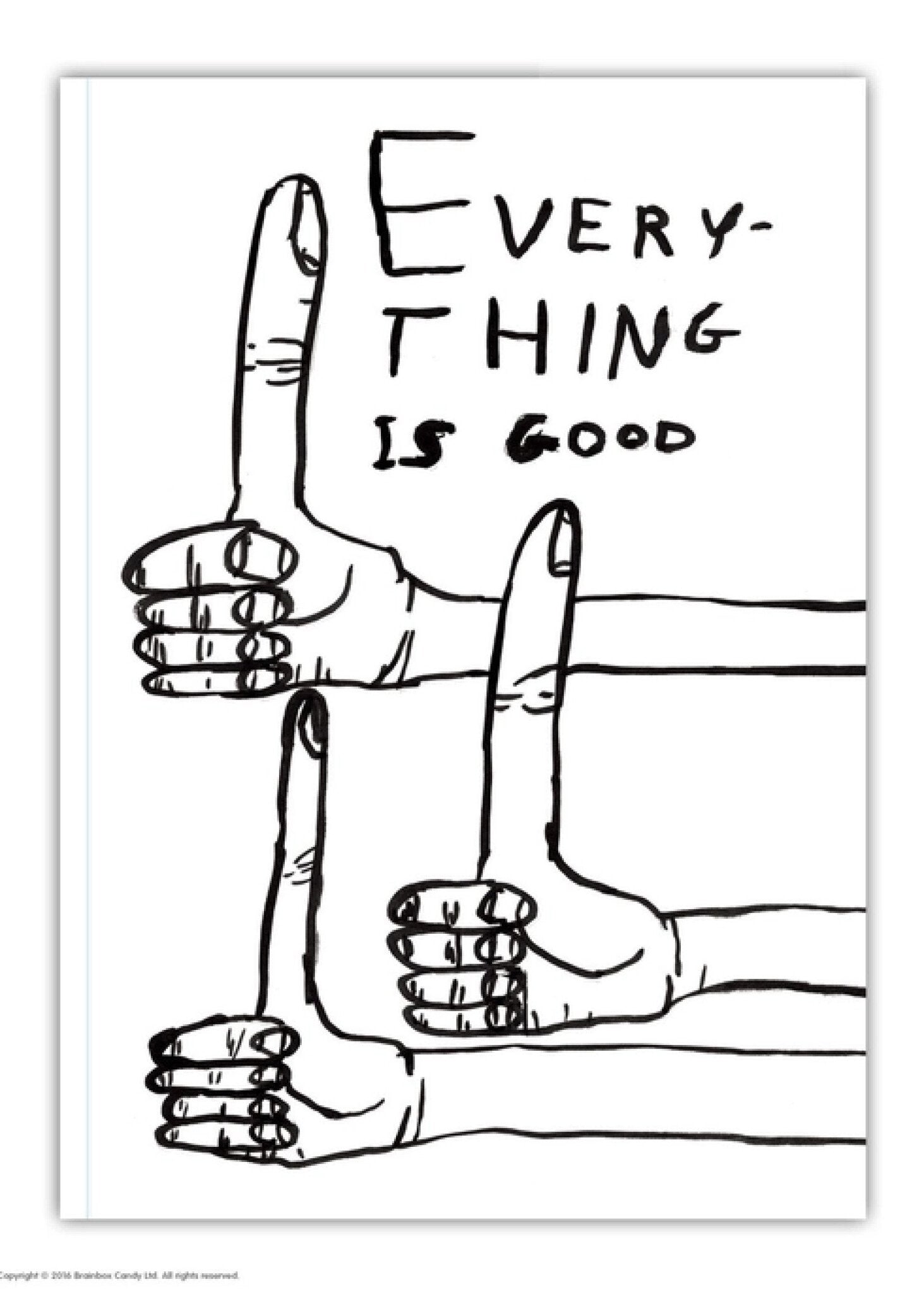 Carnet A5 Everything is Good D. Shrigley