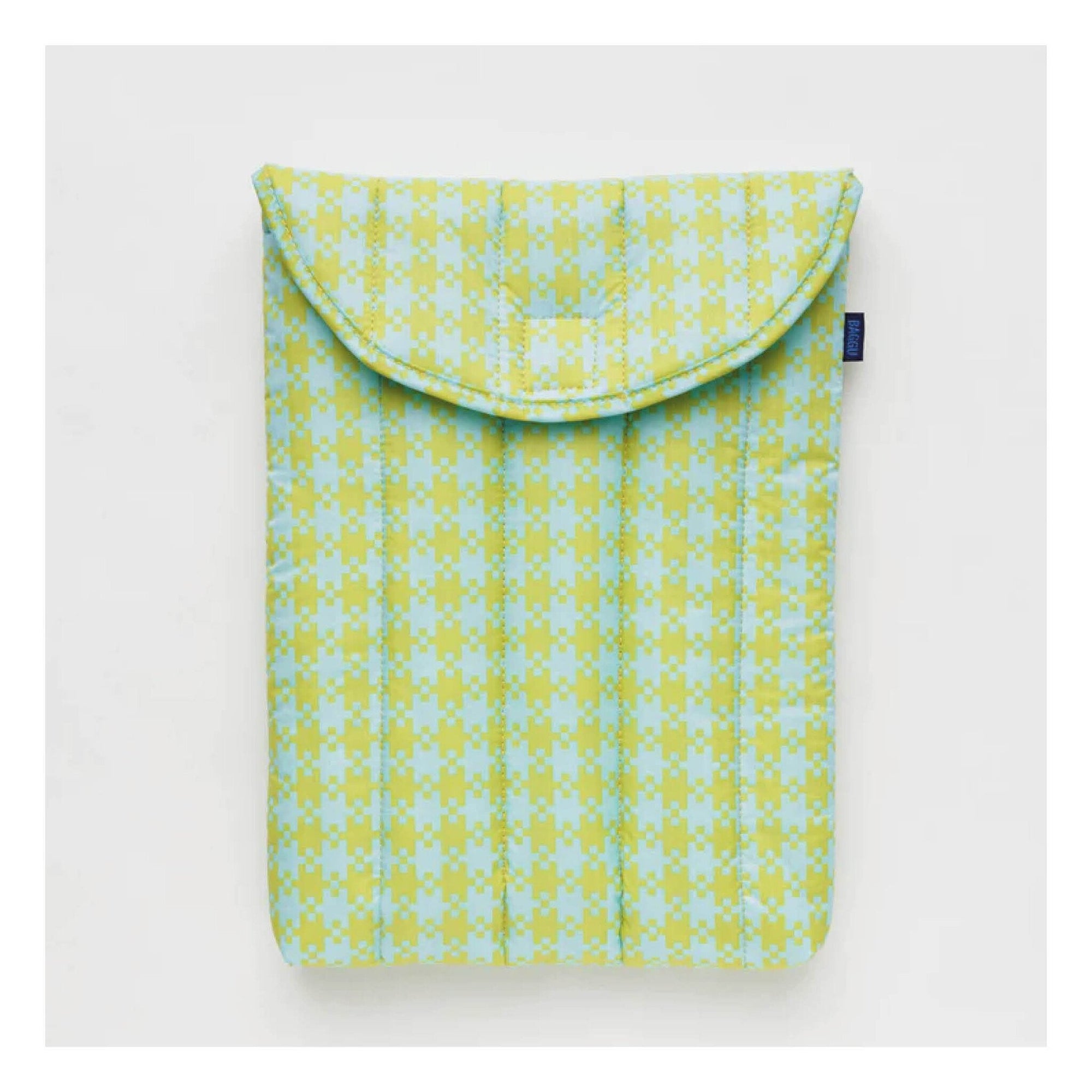 Housse pour ordinateur 13/14po Baggu Mint Pixel Gingham