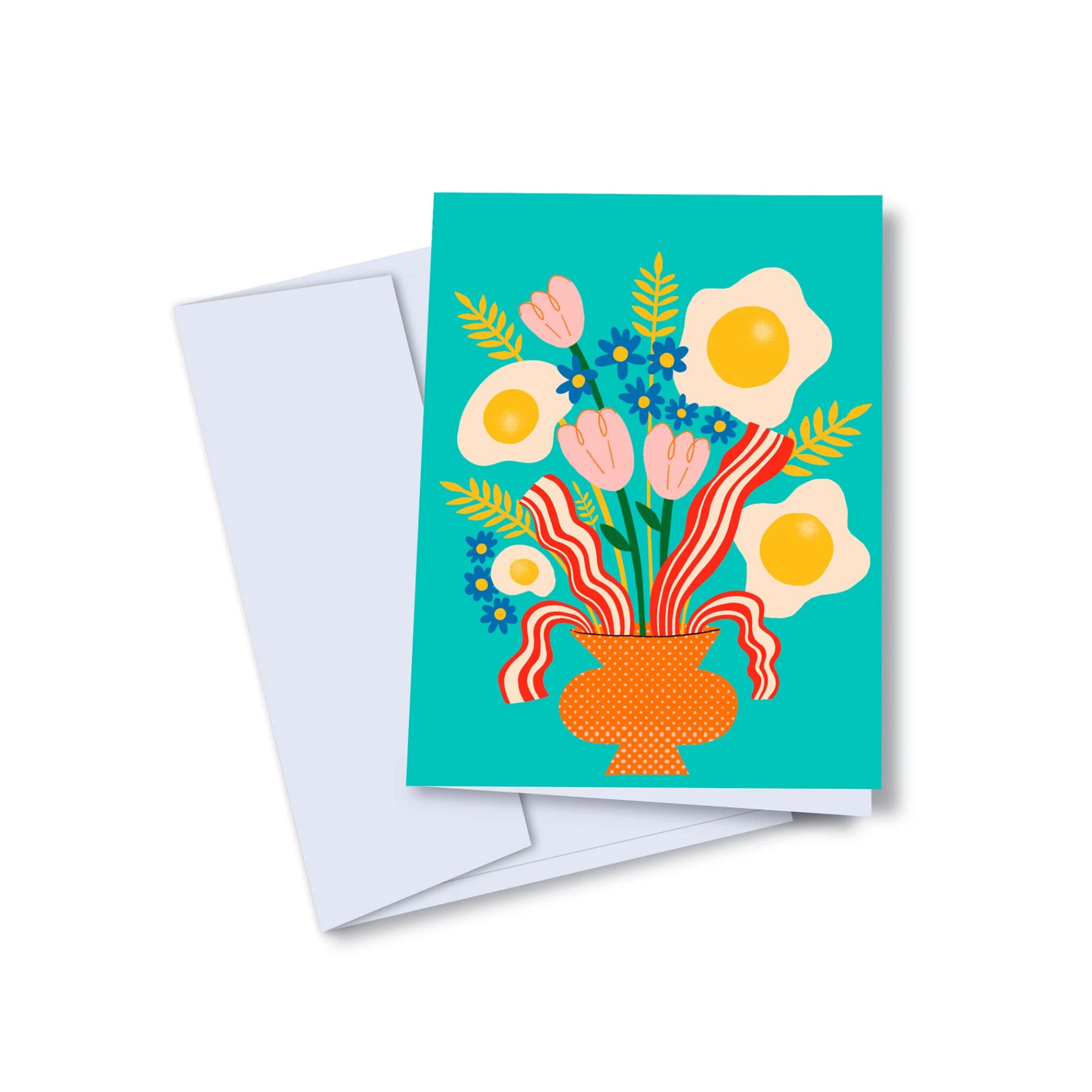 Carte de Souhaits Bouquet Brunch Bacon & Egg TOUTE