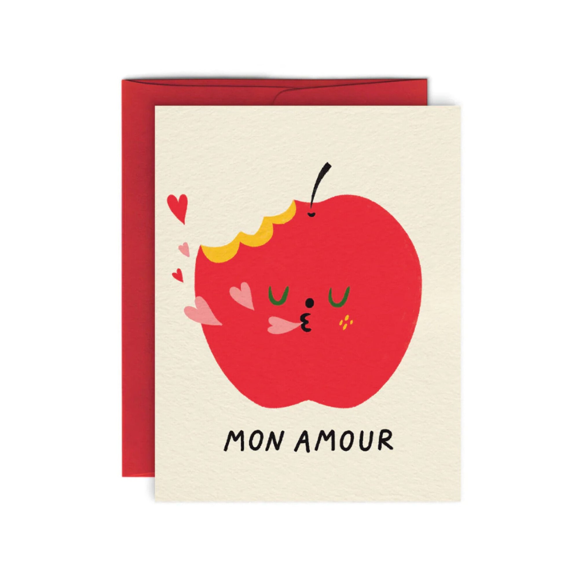 Carte de Souhaits Pomme d'Amour Paperole