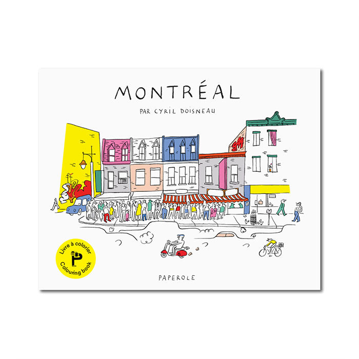 Cahier a colorier Montréal par Paperole