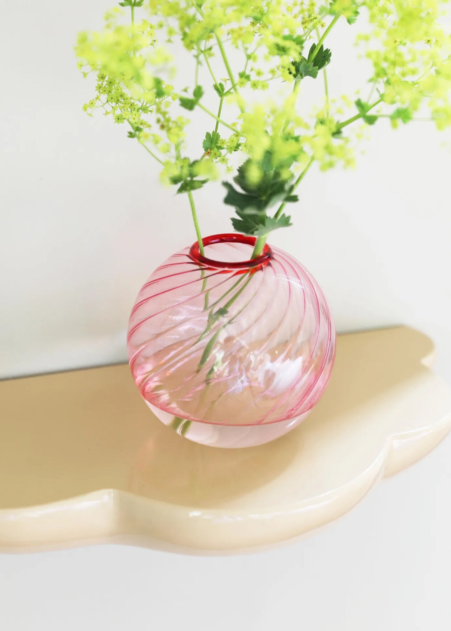 Vase Spiral Rose &amp;k