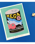 Affichette Riso Mega Sardines 13 x 18 cm We Are Out of Office