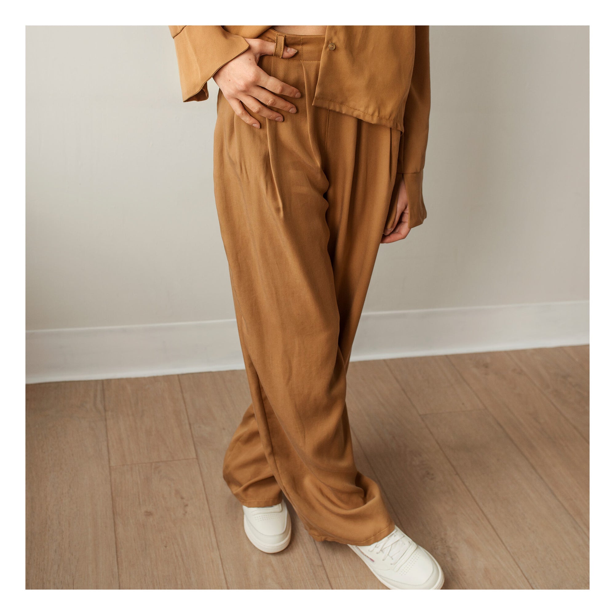 Pantalon Angie Dailystory Ocre SOLDE - Vente Finale