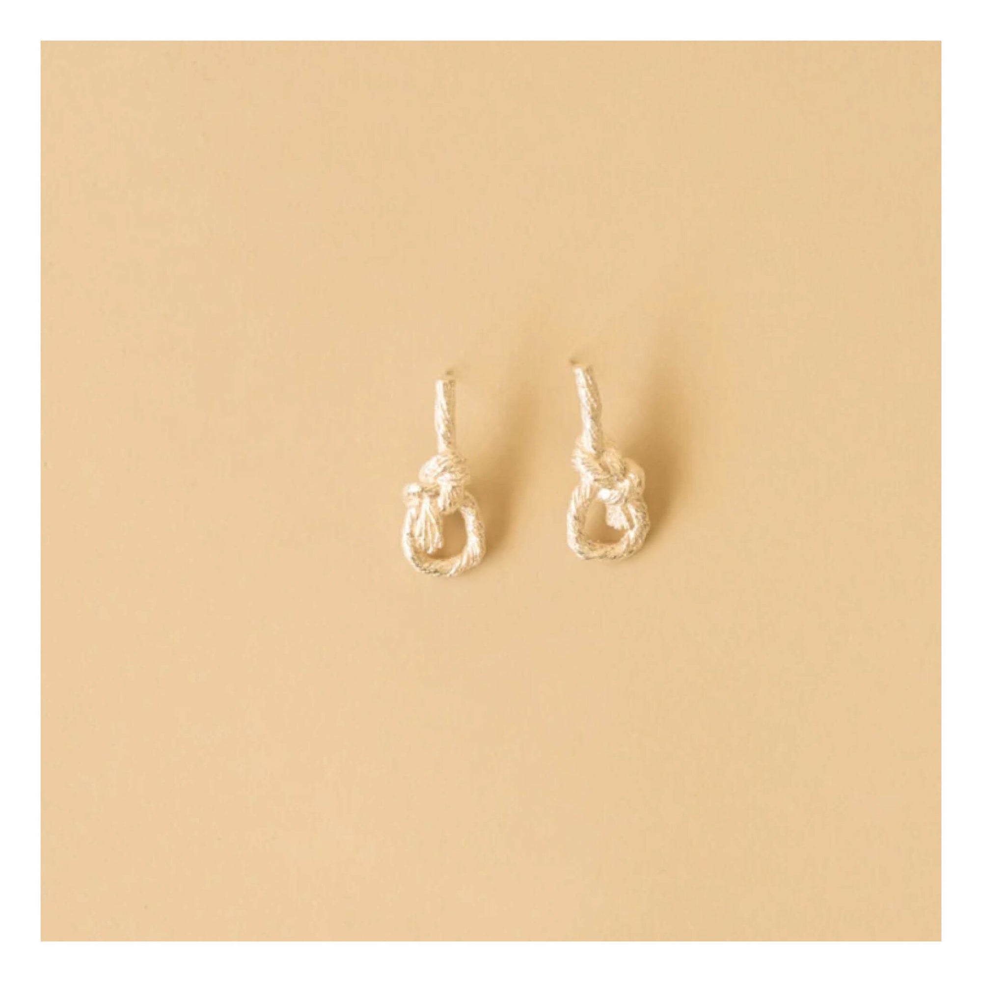 Boucles d&#39;oreilles Grands Noeuds Argent La Manufacture