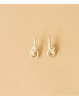 Boucles d'oreilles Grands Noeuds Argent La Manufacture