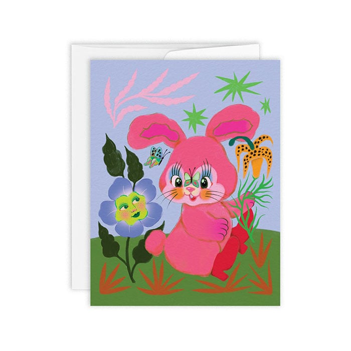 Carte de Souhaits Lapin Paperole