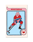 Carte Postale Chat Hockey Montréal Paperole