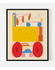 Affiche Cars Paperole 8 x 10