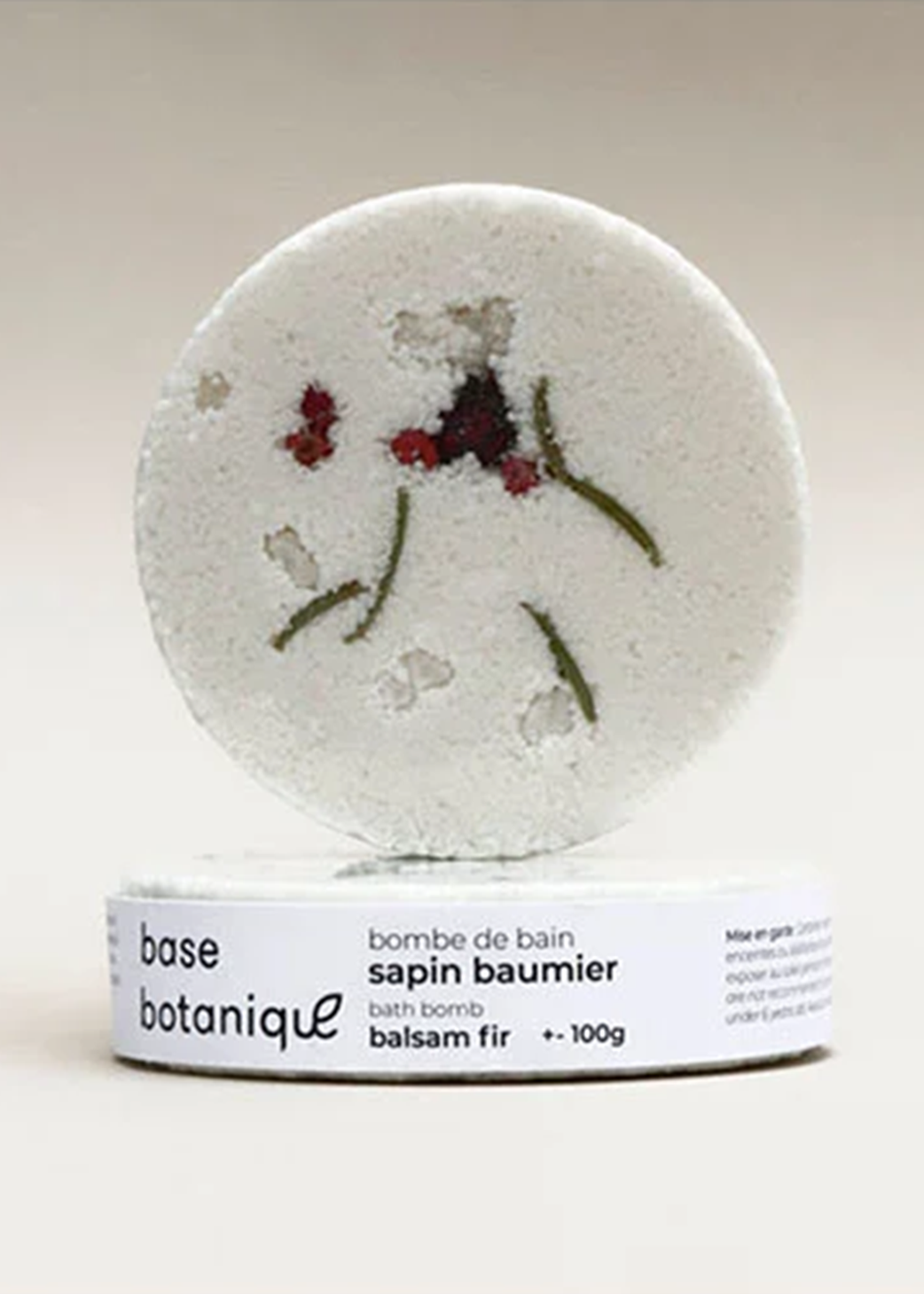 Bombe de Bain Base Botanique (plusieurs parfums disponibles)