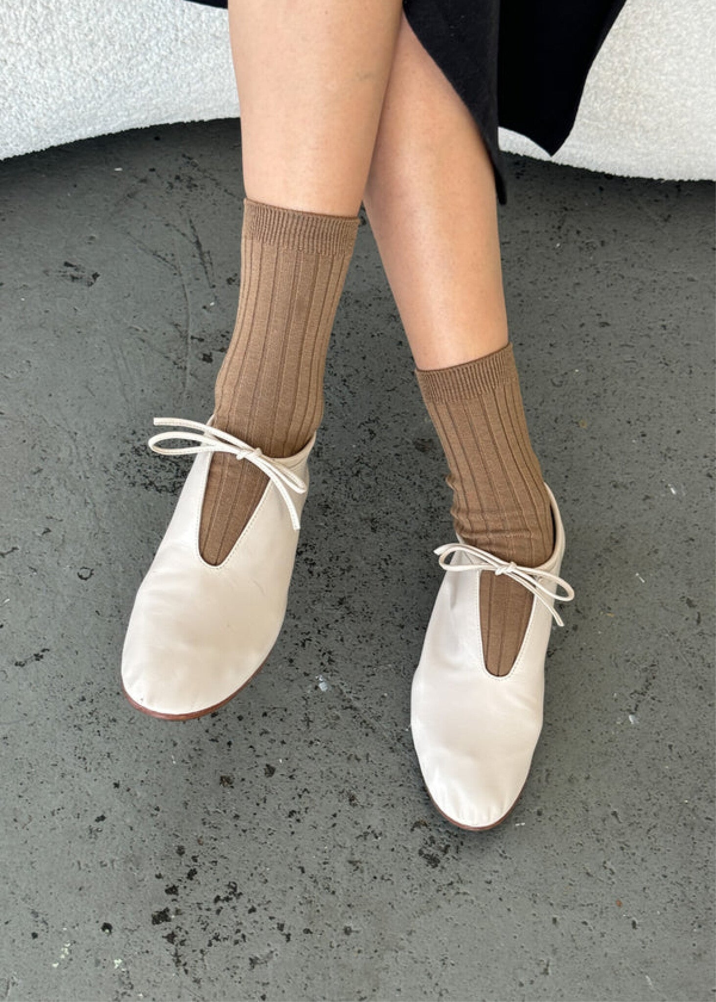 Chaussettes Her Le Bon Shoppe Dark Tan