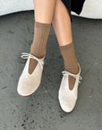 Chaussettes Her Le Bon Shoppe Dark Tan