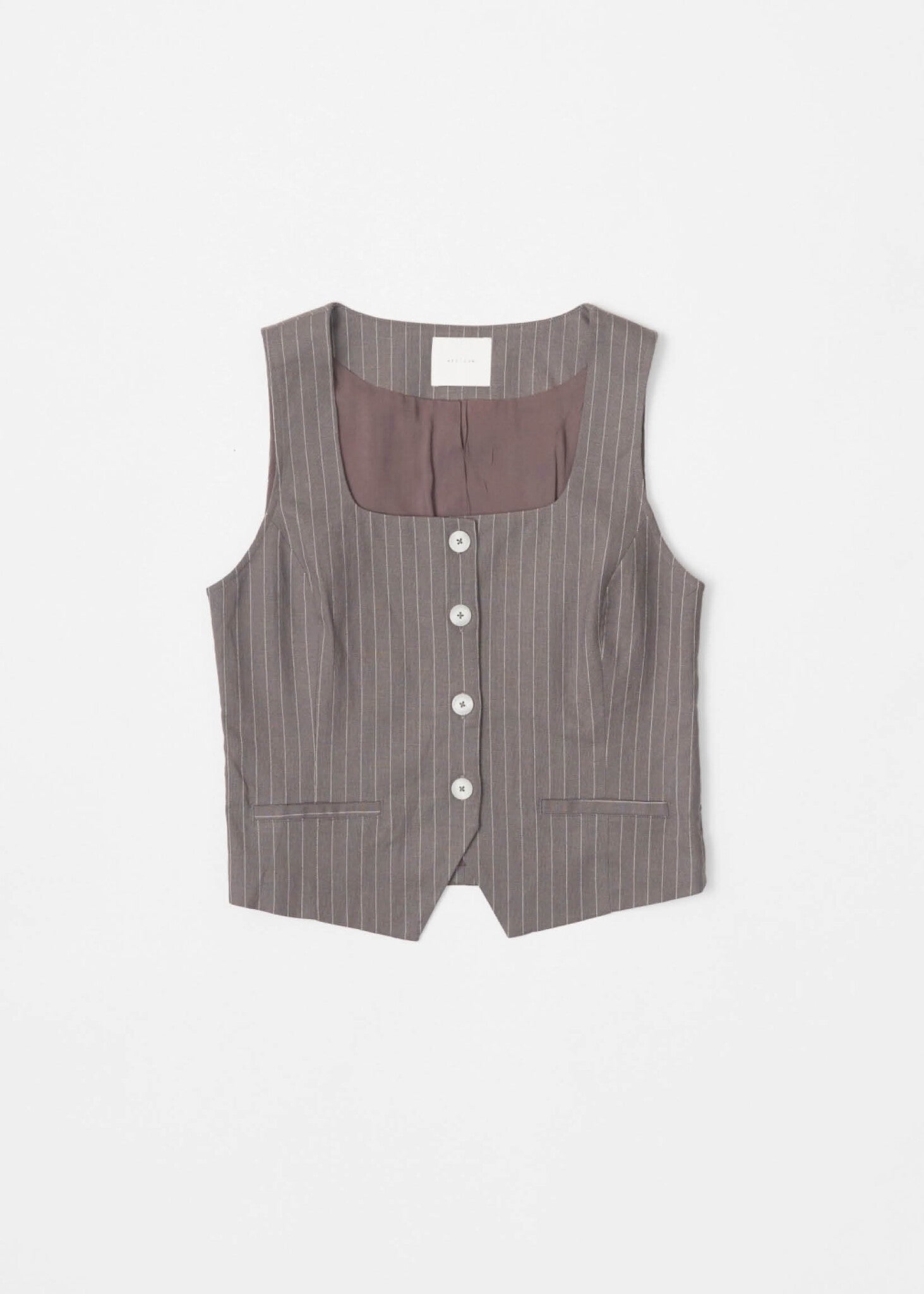 Gilet Frances All Row Taupe