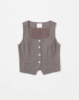 Gilet Frances All Row Taupe