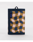 Porte-Feuille Baggu Wavy Gingham Peach