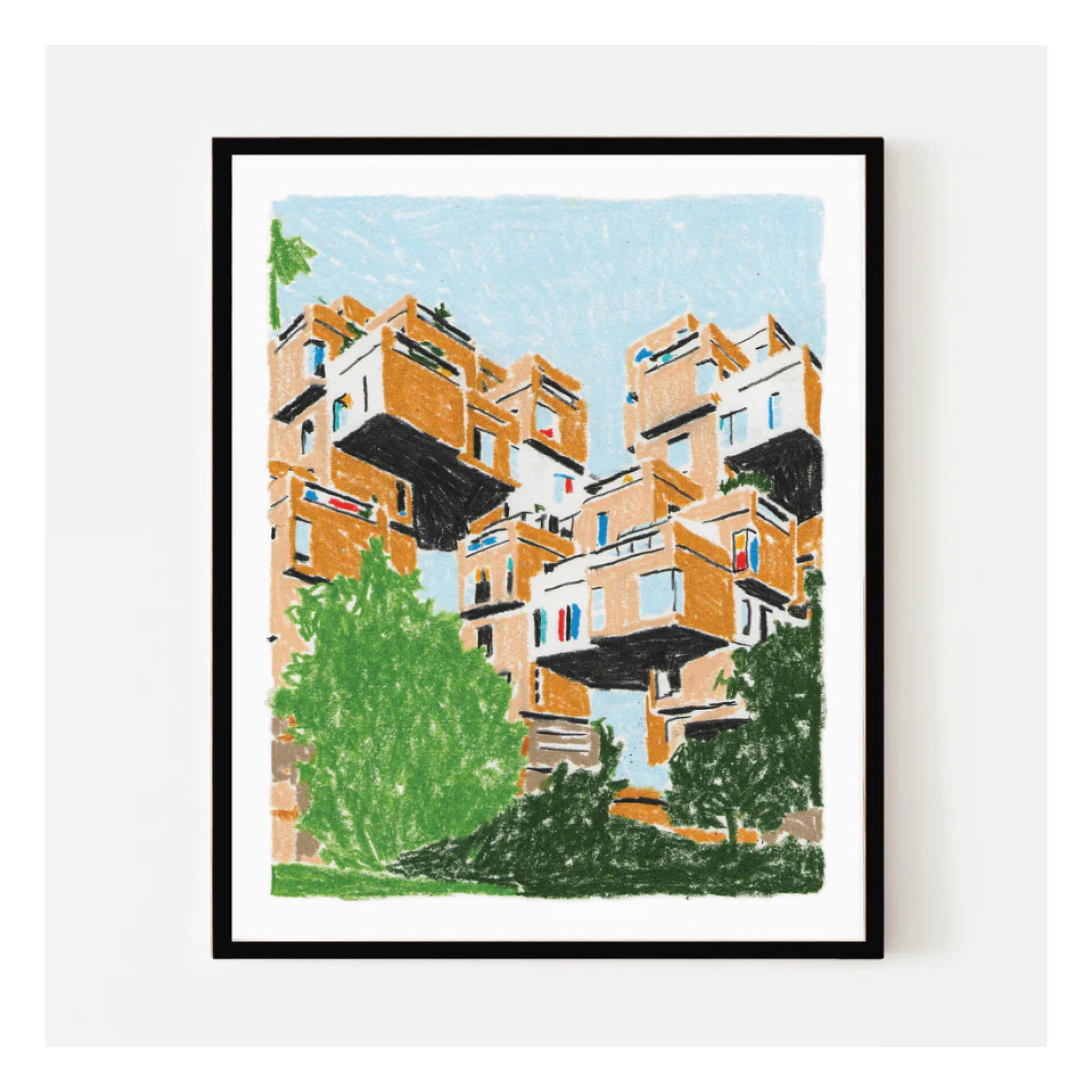 Affiche Habitat 67 Jeraume x Paperole 8 x 10