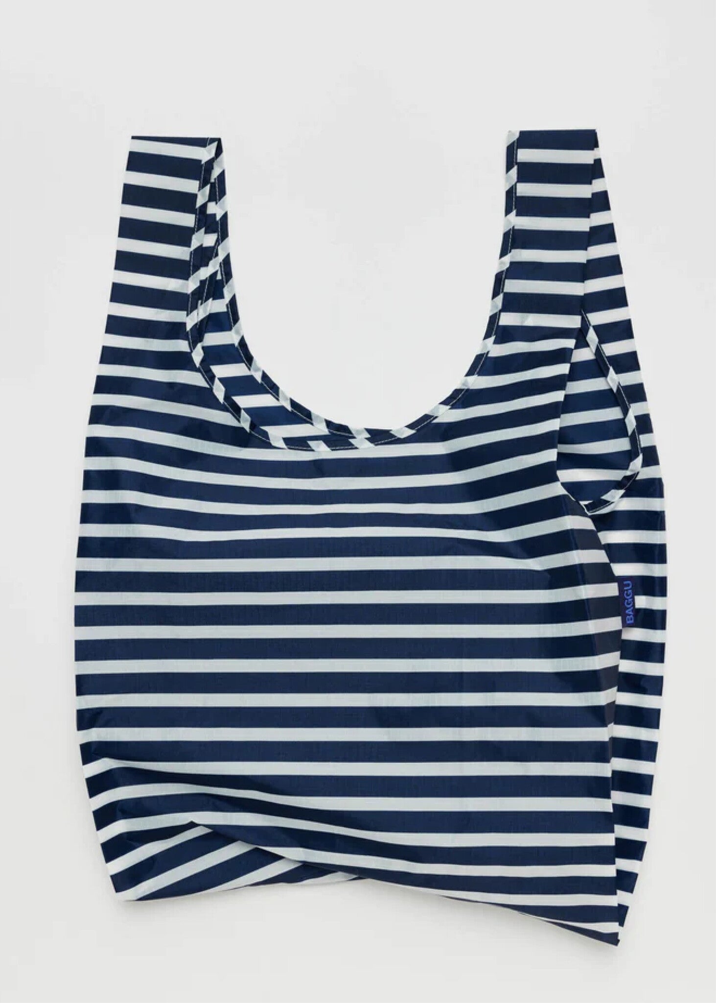 Sac Réutilisable Standard Baggu Navy Stripe