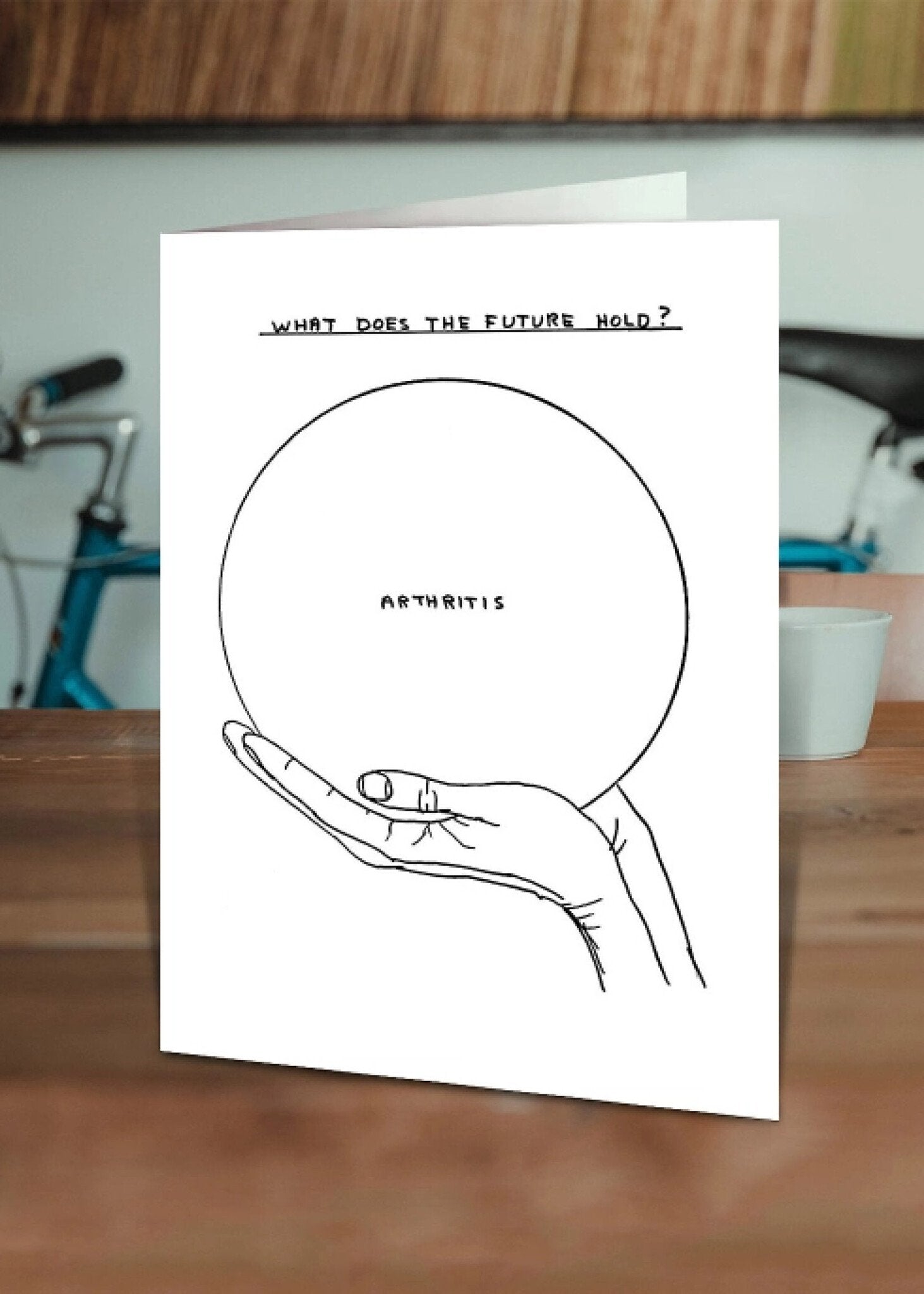 Carte de Souhaits Arthritis Funny D. Shrigley