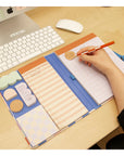 Carnet avec ensemble de Sticky Notes Kikkerland