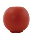 Vase rouge rond Bloomingville