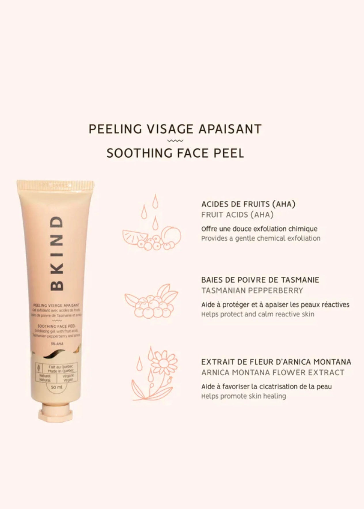 Peeling Visage Bkind (2 options disponibles)