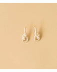 Boucles d'oreilles Grands Noeuds Argent La Manufacture