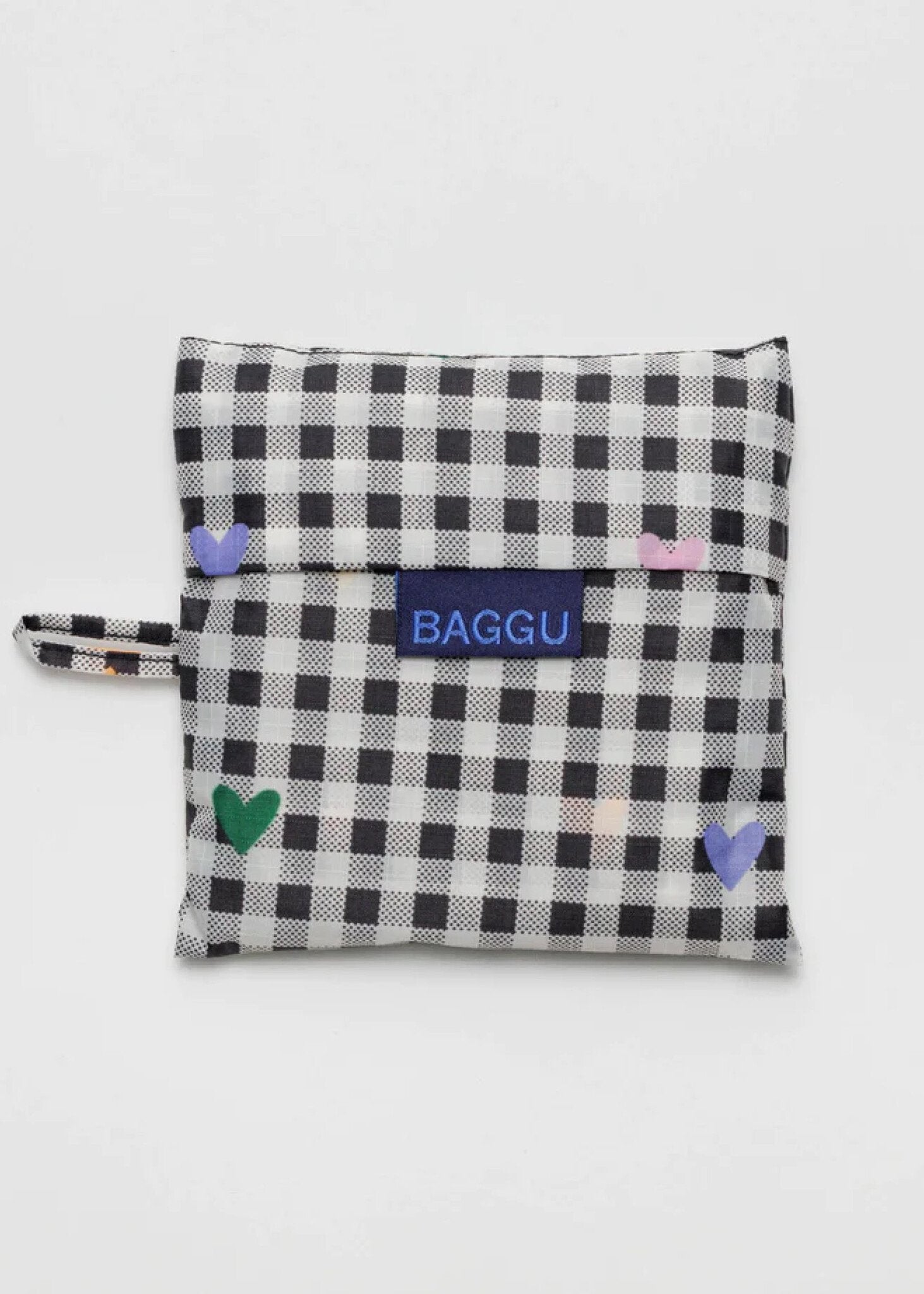 Sac Réutilisable Standard Baggu Gingham Hearts