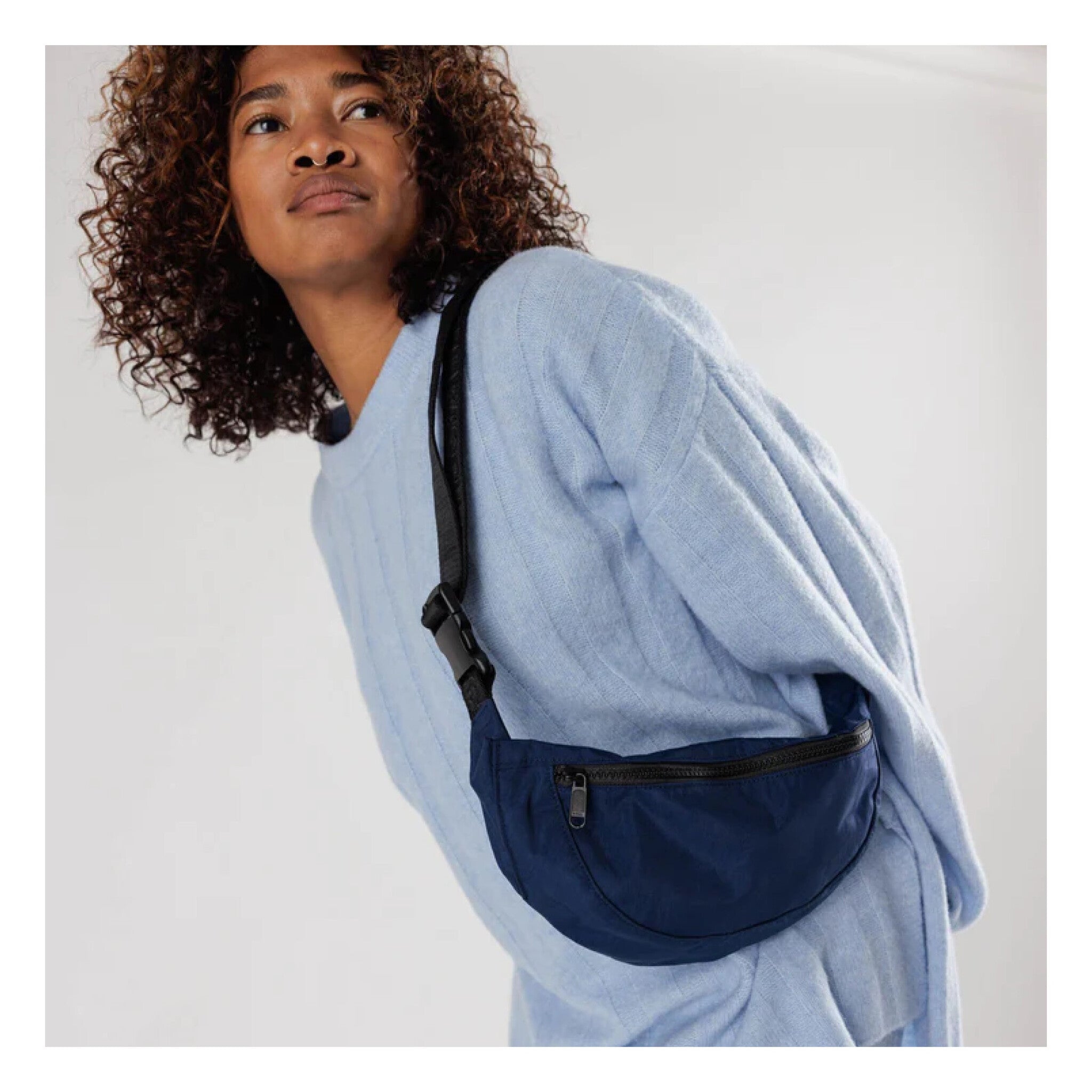 Blue fanny pack hotsell