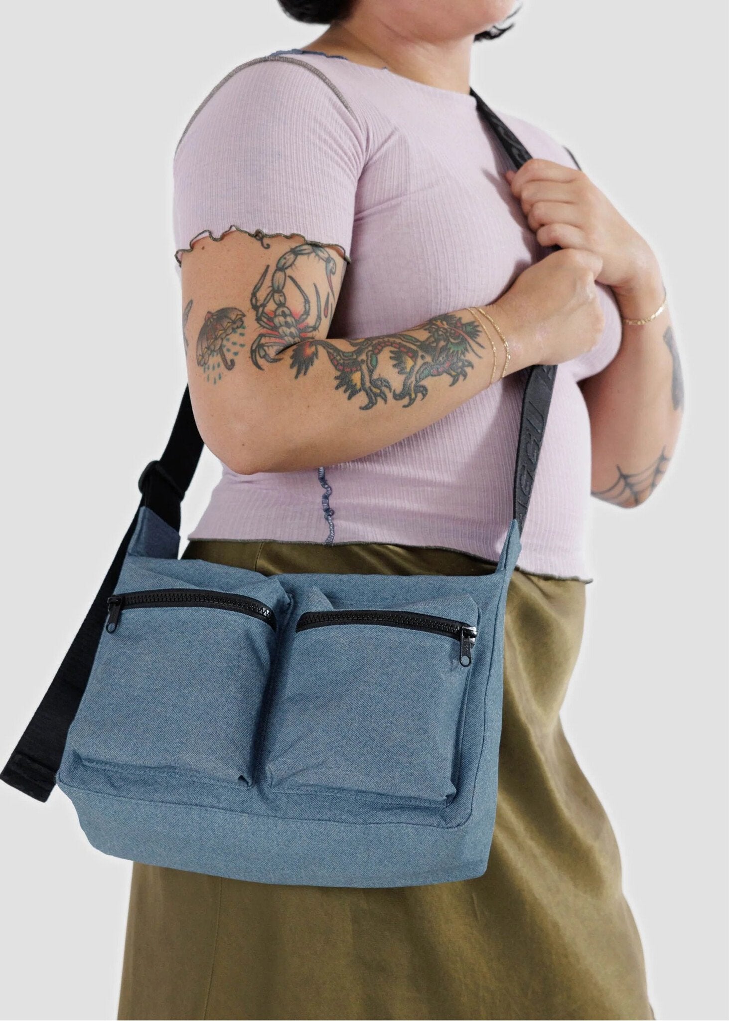 Sac Cargo Medium Baggu Digital Denim