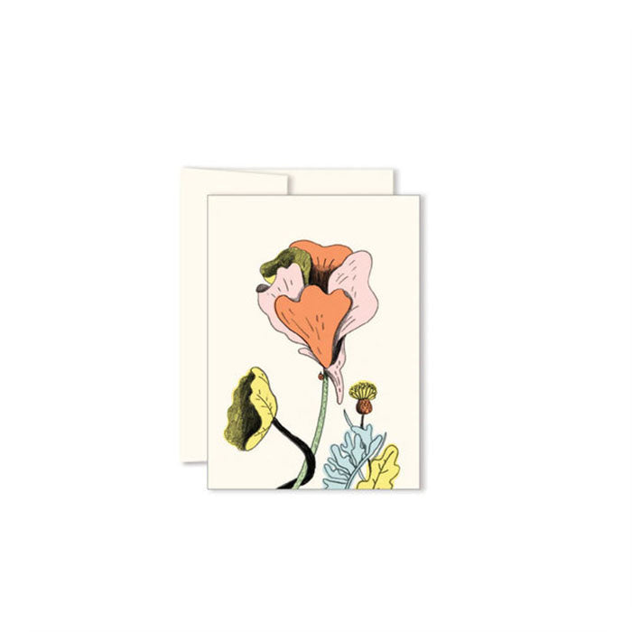 Carte de Souhaits Mini Fleurs Paperole