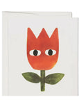 Carte de Souhaits A Flower Friendship Red Cap Cards