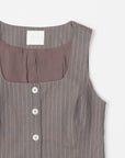 Gilet Frances All Row Taupe