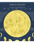 Affiche Cavallini Moon Chart