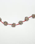 Collier Fiori Labro No.27 Rouge et Argent