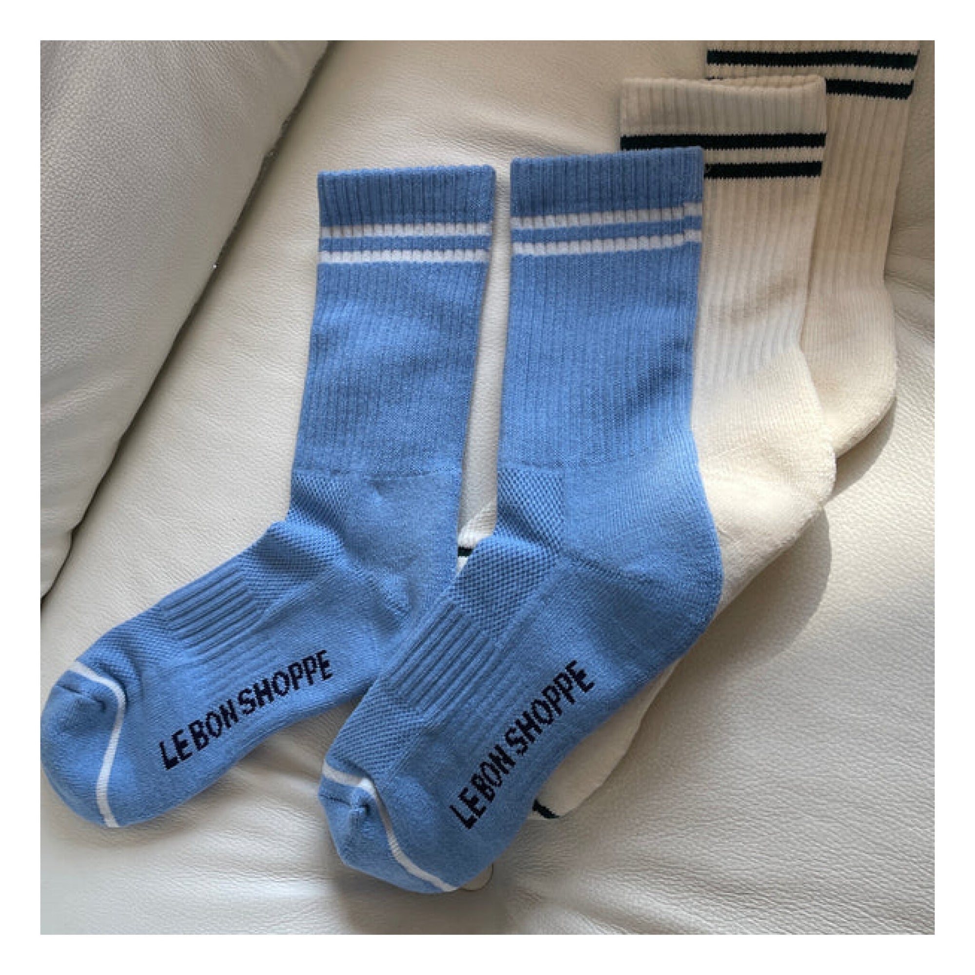 Chaussettes Boyfriend Le Bon Shoppe French Blue