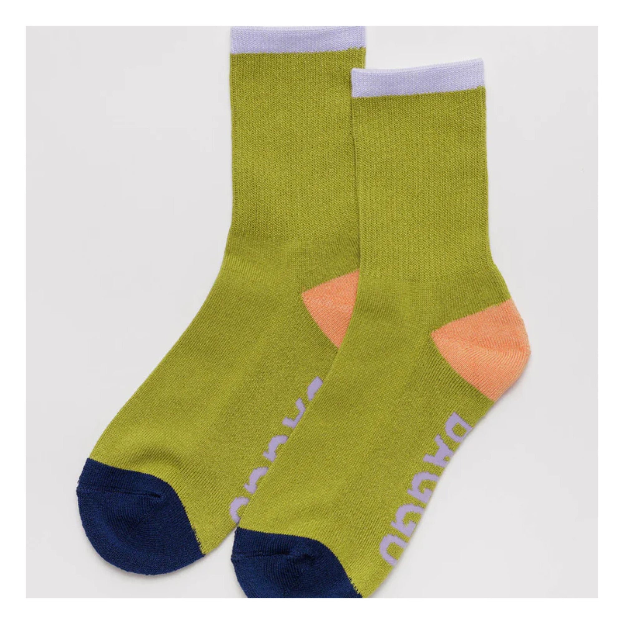 Chaussettes Ribbed Baggu Lemongrass Mix