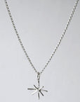 Collier Star Argent Marmo