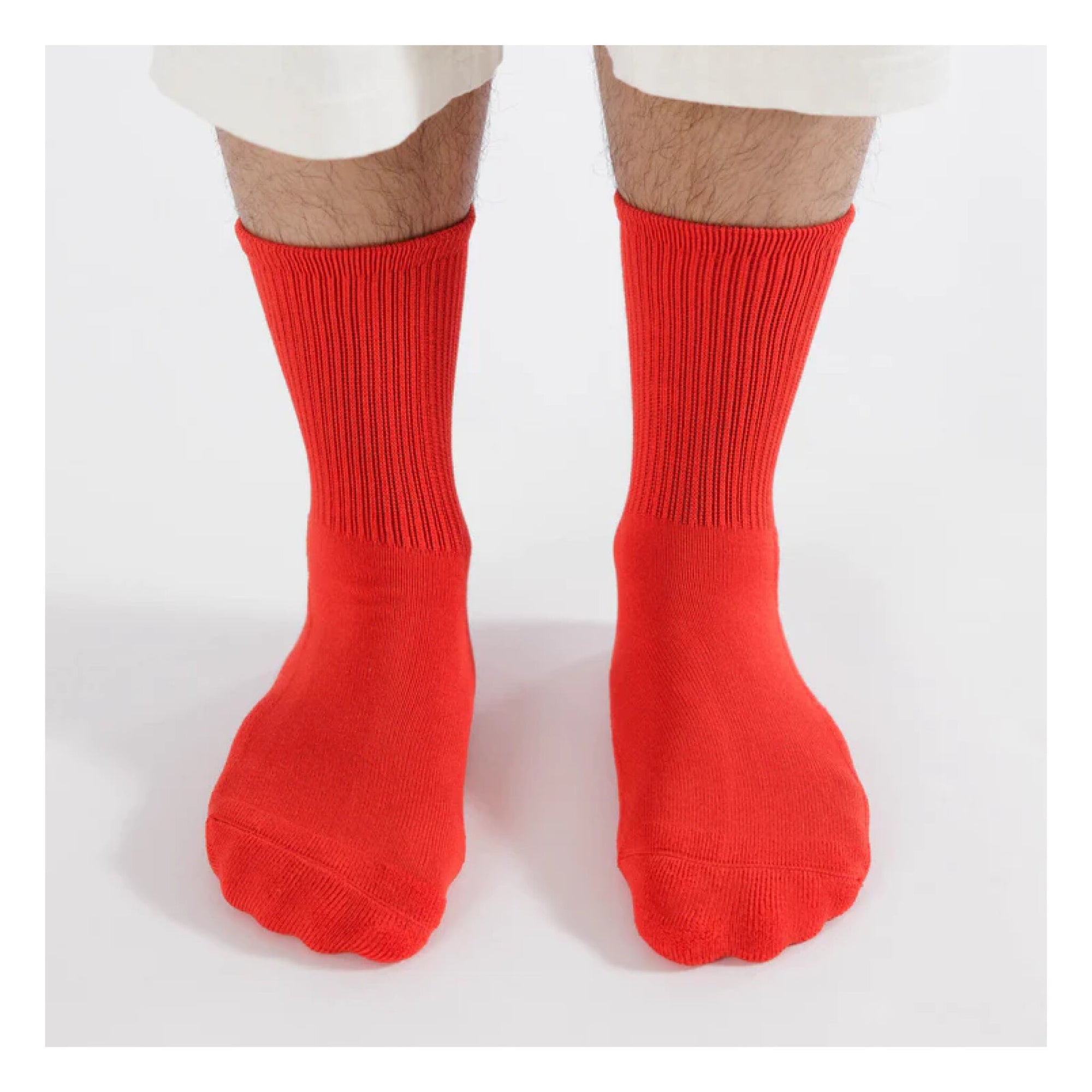 Chaussettes Ribbed Baggu Candy Apple