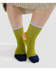 Chaussettes Ribbed Baggu Lemongrass Mix