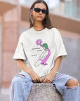 T-Shirt Blanc Canard Les Beaux Jours