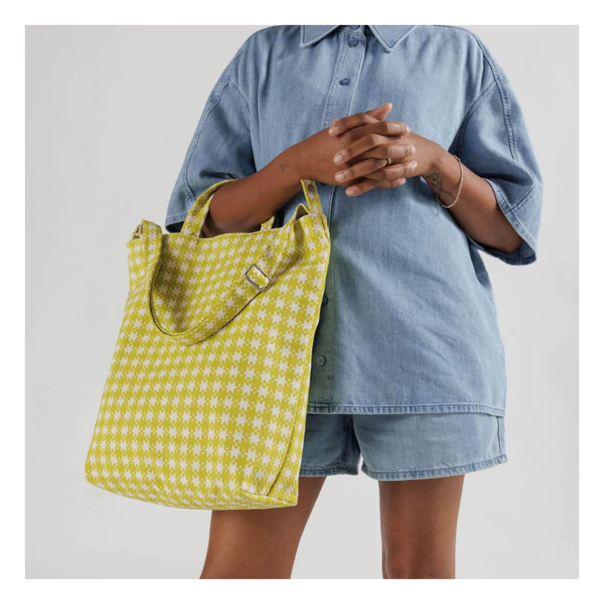 Sac - Duck Bag - Baggu Charteuse Pixel Gingham SOLDE - Vente Finale